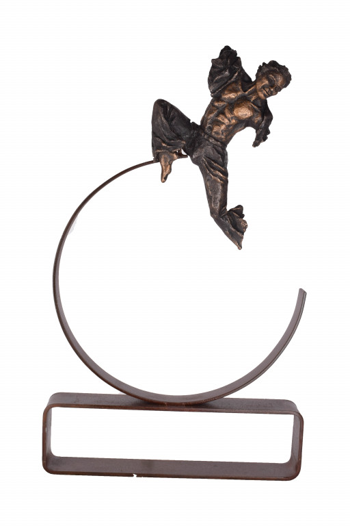 Sailing - Sculpture en bronze par Nicole Besnainou (27x27x7cm)